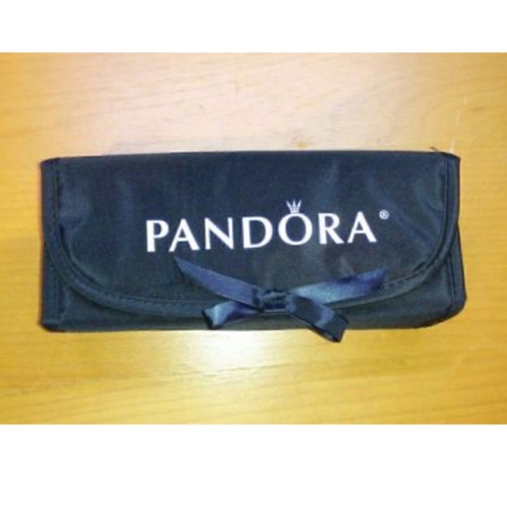 PANDORA Jewelry Charm Storage Travel Case Black
